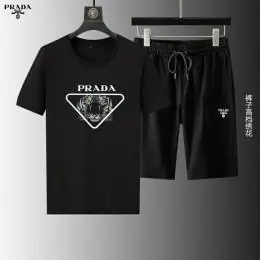 prada survetements manches courtes pour homme s_11aa140